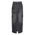 PINKO Black Cotton Skirt